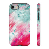 Aquaberry Brushstrokes-Phone Case-Printify-iPhone 8-Matte-Movvy
