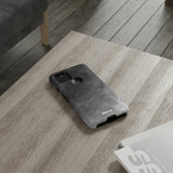 Grayscale Brushstrokes-Phone Case-Printify-Movvy