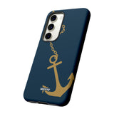 Gold Chained Anchor-Phone Case-Printify-Movvy
