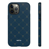 Anchor Quilt-Phone Case-Printify-iPhone 12 Pro Max-Glossy-Movvy