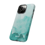 Aquamarine Watercolor-Phone Case-Printify-Movvy