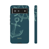 Wheel and Anchor-Phone Case-Printify-Google Pixel 6-Matte-Movvy