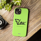 FLOW (Lime)-Phone Case-Printify-Movvy