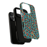 Turquoise Leopard-Phone Case-Printify-Movvy