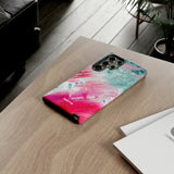 Aquaberry Brushstrokes-Phone Case-Printify-Movvy