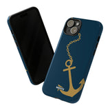 Gold Chained Anchor-Phone Case-Printify-Movvy