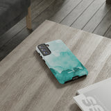 Aquamarine Watercolor-Phone Case-Printify-Movvy