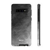 Grayscale Brushstrokes-Phone Case-Printify-Samsung Galaxy S10-Glossy-Movvy