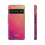 Sunset Brushstrokes-Phone Case-Printify-Google Pixel 6 Pro-Glossy-Movvy