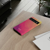 Sunset Brushstrokes-Phone Case-Printify-Movvy