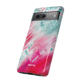 Aquaberry Brushstrokes-Phone Case-Printify-Movvy