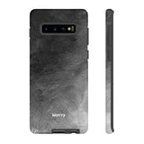 Grayscale Brushstrokes-Phone Case-Printify-Samsung Galaxy S10 Plus-Glossy-Movvy