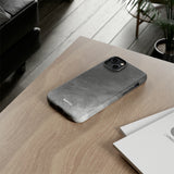 Grayscale Brushstrokes-Phone Case-Printify-Movvy