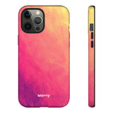Sunset Brushstrokes-Phone Case-Printify-iPhone 12 Pro Max-Glossy-Movvy
