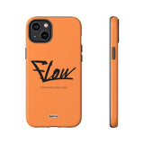 FLOW (Orange)-Phone Case-Printify-iPhone 14 Plus-Glossy-Movvy