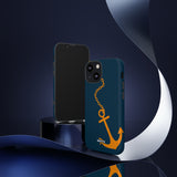Orange Chained Anchor-Phone Case-Printify-Movvy