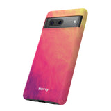 Sunset Brushstrokes-Phone Case-Printify-Movvy