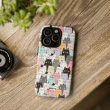 Cat Lady-Phone Case-Printify-Movvy