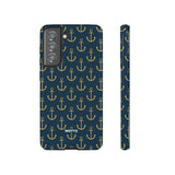 Gold Anchors-Phone Case-Printify-Samsung Galaxy S21 FE-Glossy-Movvy