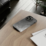 Grayscale Brushstrokes-Phone Case-Printify-Movvy