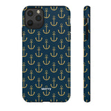 Gold Anchors-Phone Case-Printify-iPhone 11 Pro Max-Matte-Movvy