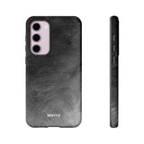 Grayscale Brushstrokes-Phone Case-Printify-Samsung Galaxy S23 Plus-Matte-Movvy