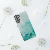 Aquamarine Watercolor-Phone Case-Printify-Movvy