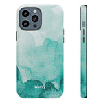Aquamarine Watercolor-Phone Case-iPhone 13 Pro Max-Matte-Movvy