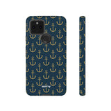 Gold Anchors-Phone Case-Printify-Google Pixel 5 5G-Glossy-Movvy
