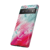 Aquaberry Brushstrokes-Phone Case-Printify-Movvy
