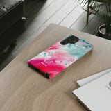 Aquaberry Brushstrokes-Phone Case-Printify-Movvy