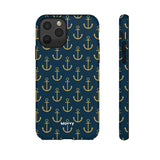 Gold Anchors-Phone Case-Printify-iPhone 11 Pro-Glossy-Movvy