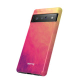 Sunset Brushstrokes-Phone Case-Printify-Movvy