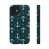 Anchor Hearts-Phone Case-Printify-iPhone 12 Mini-Matte-Movvy