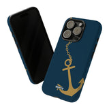 Gold Chained Anchor-Phone Case-Printify-Movvy