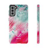 Aquaberry Brushstrokes-Phone Case-Printify-Samsung Galaxy S21 Plus-Glossy-Movvy
