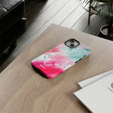 Aquaberry Brushstrokes-Phone Case-Printify-Movvy
