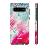 Aquaberry Brushstrokes-Phone Case-Printify-Samsung Galaxy S10 Plus-Matte-Movvy