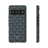 Gold Anchors-Phone Case-Printify-Google Pixel 6 Pro-Matte-Movvy