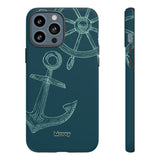 Wheel and Anchor-Phone Case-Printify-iPhone 13 Pro Max-Matte-Movvy
