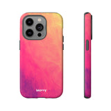 Sunset Brushstrokes-Phone Case-Printify-iPhone 14 Pro-Matte-Movvy