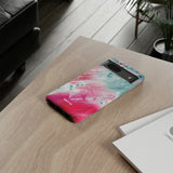 Aquaberry Brushstrokes-Phone Case-Printify-Movvy