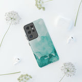 Aquamarine Watercolor-Phone Case-Printify-Movvy
