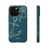 Wheel and Anchor-Phone Case-Printify-iPhone 14 Pro Max-Matte-Movvy