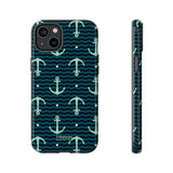 Anchor Hearts-Phone Case-Printify-iPhone 14 Plus-Glossy-Movvy
