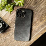 Grayscale Brushstrokes-Phone Case-Printify-Movvy