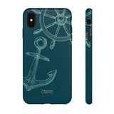Wheel and Anchor-Phone Case-Printify-iPhone XS MAX-Glossy-Movvy