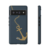 Gold Chained Anchor-Phone Case-Printify-Google Pixel 6 Pro-Matte-Movvy