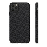 Onyx Leopard-Phone Case-Printify-iPhone 11 Pro Max-Glossy-Movvy