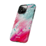 Aquaberry Brushstrokes-Phone Case-Printify-Movvy